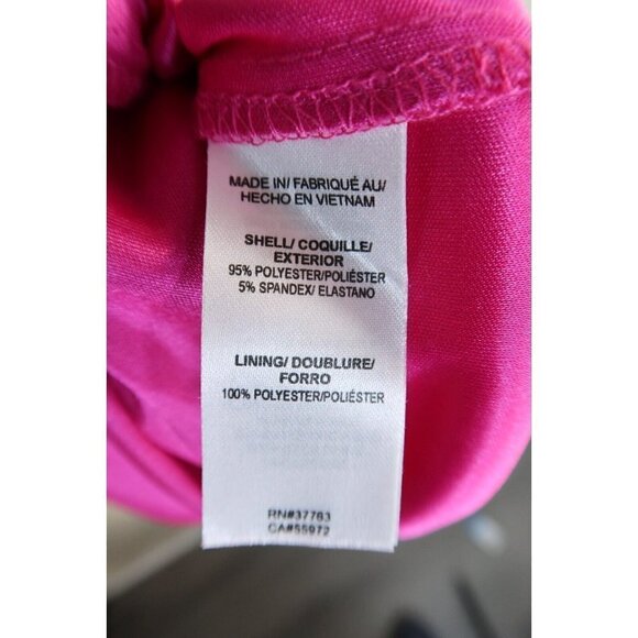 Laundry By Shelli Segal Mini Dress Short Raglan Sleeve V Neck Tunic Medium EUC - Picture 7 of 8